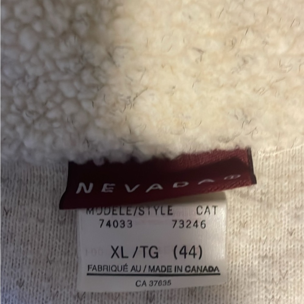 Men's Cream Sherpa Jacket